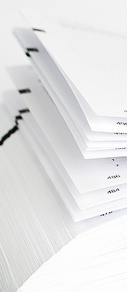 Immagine simbolica: frammento di una pagina di un codice